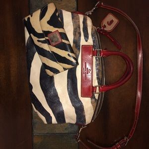 Dooney and Bourke Zebra purse and wallet.